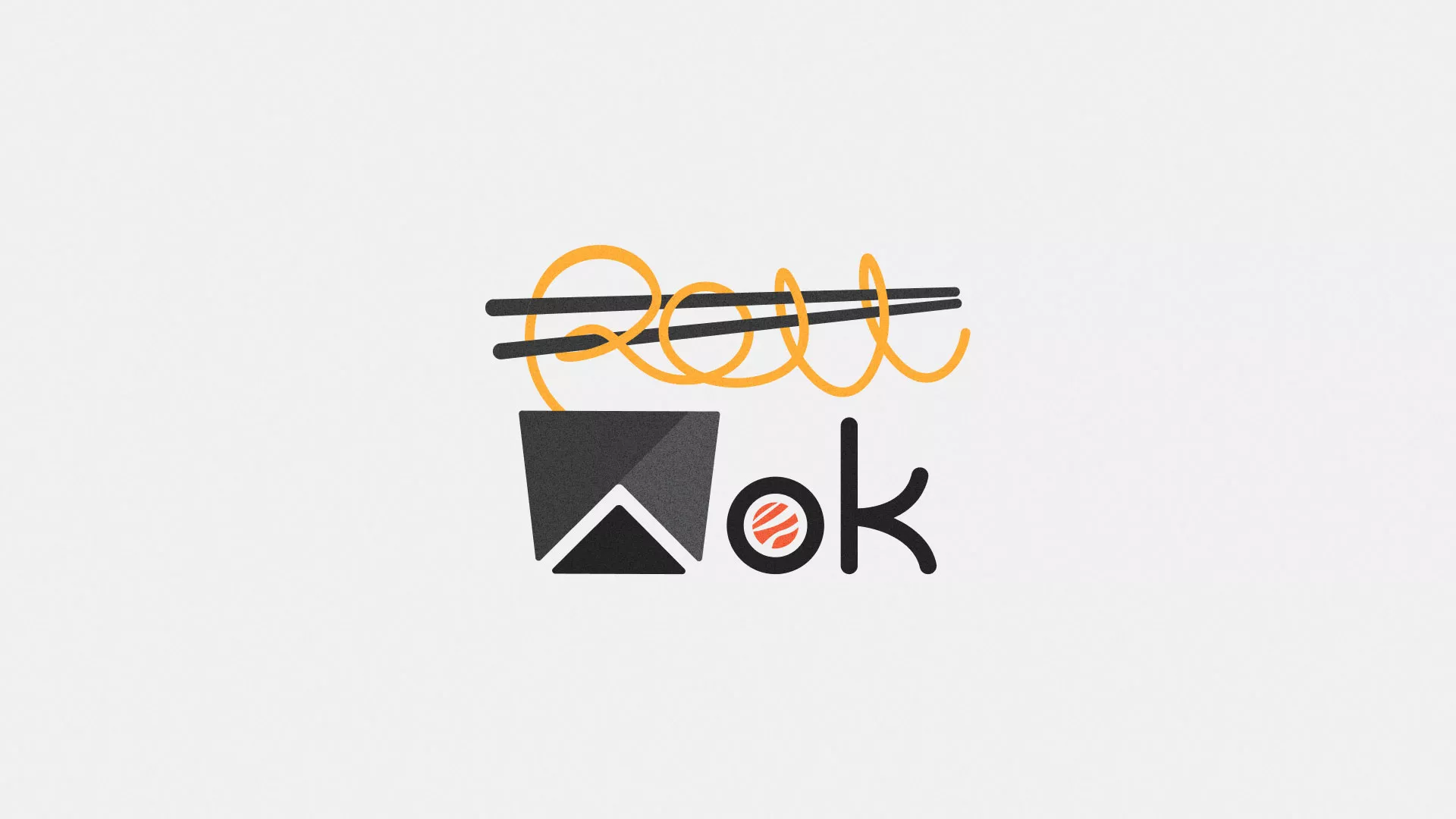 Разработка логотипа в Казани для суши-бара «Roll Wok Club» Разработка логотипа в Казани для суши-бара «Roll Wok Club»